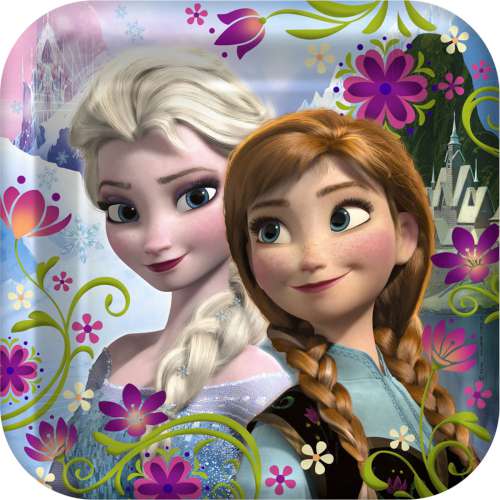 Disney Frozen Dinner Plates - Click Image to Close